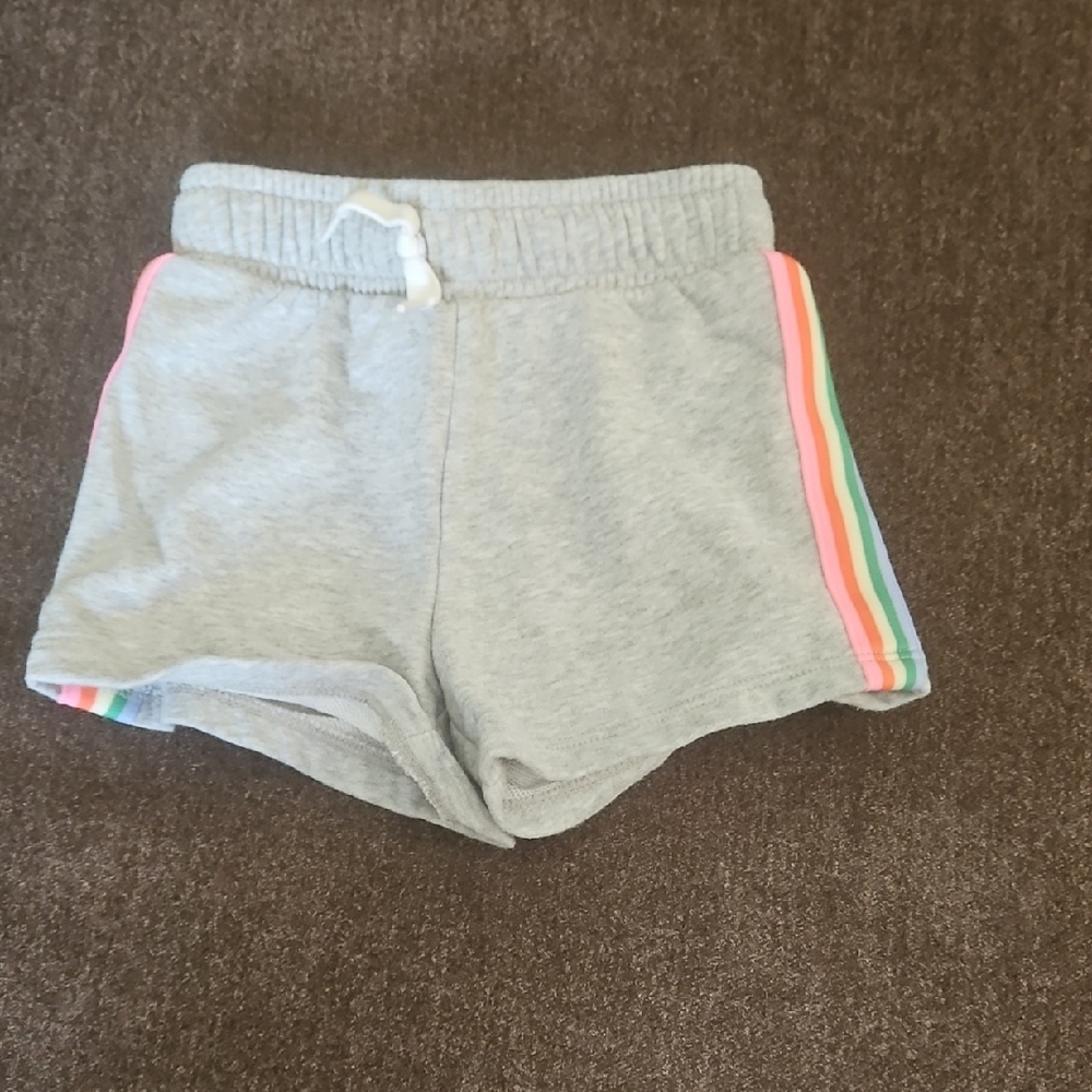 GAP Gray and Pink Athletic Shorts with Drawstring Waistband